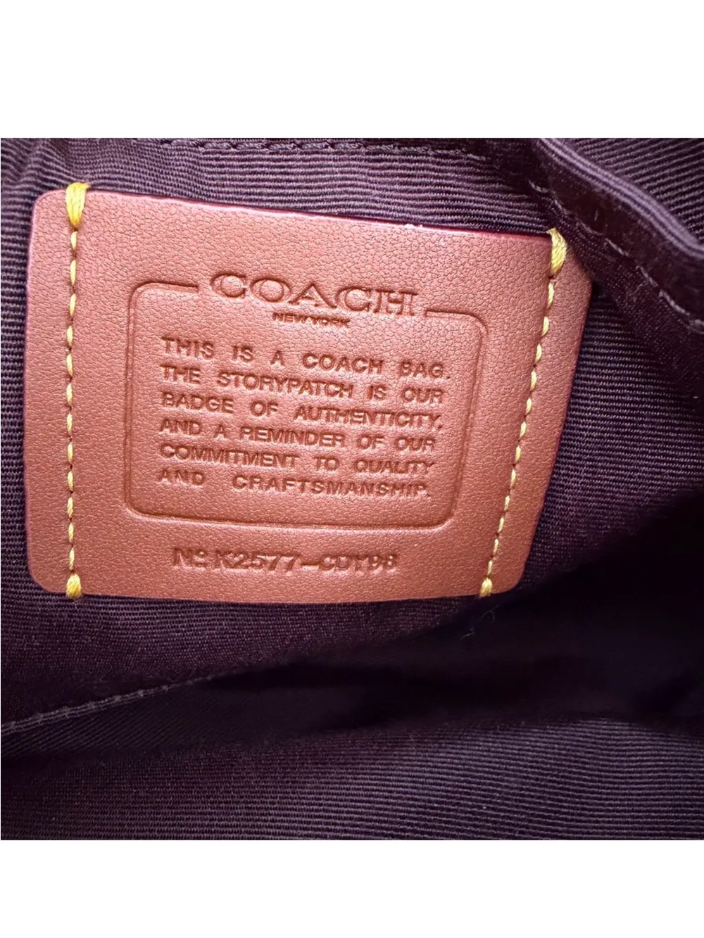 Coach Black Embossed Signature Shoulder Bag - Picture 2 of 5